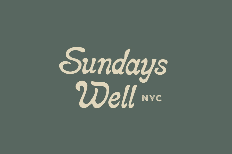 Logo design for Sundays Well New York, brand refresh
